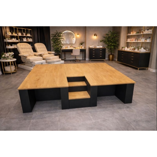 Podest do pedicure Dwa Stanowiska 200cm x 150cm